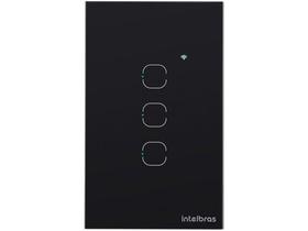 Interruptor Inteligente de Iluminação EWS 1003 - Touch Smart Intelbras Wi-Fi compatível com Alexa