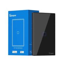 Interruptor Inteligente de Parede Sonoff T3US1C Bivolt Preto