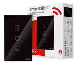 Interruptor Inteligente Dimmer Wi-fi Touch Preto Smarteck