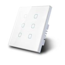 Interruptor inteligente easy4home easytouch 6 botões Interruptor inteligente easy4home easytouch 6 botões