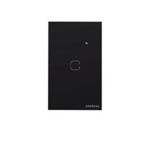Interruptor Inteligente EWS 1001 PT Touch Wi-Fi 1 Tecla Preto Intelbras