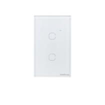 Interruptor Inteligente Intelbras EWS 1002 BR Touch Wi-Fi 2 Teclas Branco