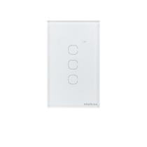 Interruptor Inteligente Intelbras EWS 1003 Branco Touch Wi-Fi 3 Teclas