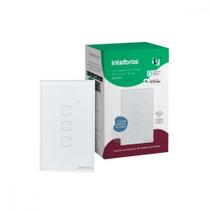 Interruptor Inteligente Intelbras Wifi Touch Branco 3 Teclas Ews 1003