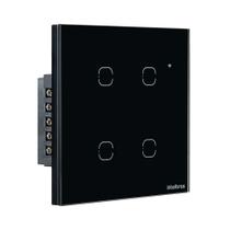 Interruptor inteligente izy smart wi-fi touch 4 teclas ews 1004 preto- intelbras Interruptor inteligente izy smart wi-fi touch 4 teclas ews 1004 preto- intelbras