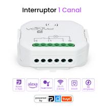 Interruptor Inteligente Mini Módulo Relé Wifi 1 ou 2 Canais 10A Alexa Google Tuya SmartLife Bivolt 2300W Automação