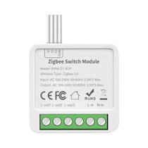 Interruptor Inteligente Mini Smart Switch 16A Alexa Tuya Zigbee 2 3 4 Gang Controle Bidirecional