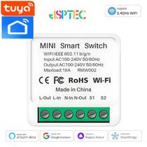 Interruptor Inteligente Mini Wifi 16A DIY Controle Por App Smart Life Timer Funciona Com Alexa E