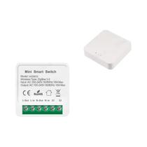 Interruptor Inteligente Mini Wifi Zigbee 3.0 16A Controle De 2 Vias Relé Automação Disjuntor Alexa Interruptor Inteligente Mini Wifi Zigbee 3.0 16A Controle De 2 Vias Relé Automação Disjuntor Alexa