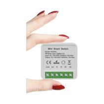Interruptor Inteligente Mini ZigBee WiFi Tuya 16A, Relé De Controle De 2 Vias, Funciona Com Alexa E