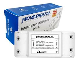 Interruptor Inteligente Nova Digital Automação Wi-fi Alexa Branco 127/220v