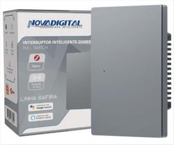 Interruptor Inteligente Novadigital 1 Tecla Física Zigbee
