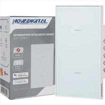 Interruptor Inteligente NovaDigital 2 Botões Zigbee Quartzo