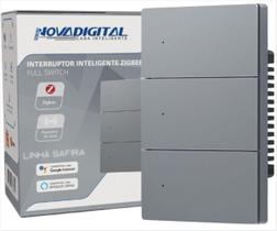 Interruptor Inteligente Novadigital 3 Teclas Físicas Zigbee