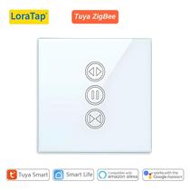 Interruptor Inteligente Para Cortinas ZigBee 3.0 Motor Elétrico De Persianas Controle Por Voz Google Interruptor Inteligente Para Cortinas ZigBee 3.0 Motor Elétrico De Persianas Controle Por Voz Google