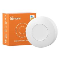 Interruptor Inteligente Sem Fio Sonoff Zigbee SNZB-01P Controle Remoto Automação Residencial Compatível Alexa Google Home
