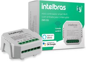 Interruptor Inteligente Smart Controlador de Cargas Wifi 1/1 EWS 211 - Intelbras