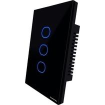 Interruptor Inteligente Smart Touch Tramontina 1 2 3 Canal Wifi Branco Preto 4x2