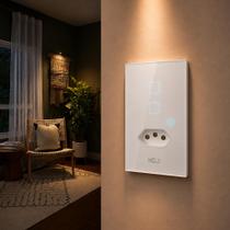 Interruptor Inteligente Smart Zigbee Alexa 2 Botões Tomada 4x2 Bivolt Branco 291990653 Neo Avant