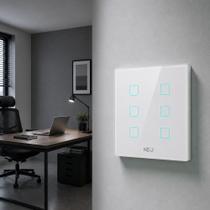 Interruptor Inteligente Smart Zigbee Alexa google 6 Botões 4x4 Bivolt Branco Cod:291990563 Neo Avant Interruptor Inteligente Smart Zigbee Alexa google 6 Botões 4x4 Bivolt Branco Cod:291990563 Neo Avant
