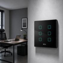Interruptor Inteligente Smart Zigbee Alexa google 6 Botões 4x4 Bivolt Preto Cod: 291990572 Neo Avant Interruptor Inteligente Smart Zigbee Alexa google 6 Botões 4x4 Bivolt Preto Cod: 291990572 Neo Avant