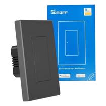 Interruptor Inteligente Sonoff M5-1C-120 Wi-Fi 1 Botão Parede Controle Remoto Compatível Alexa Google Home Automação Residencial