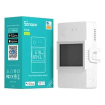 Interruptor Inteligente Sonoff POWR320D Medidor de Potência Wi-Fi 2.4GHz Controle Remoto Compatível Alexa Google Home Automação Residencial