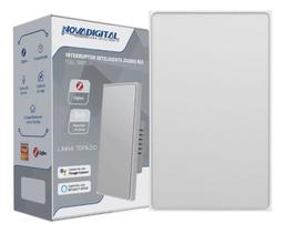 Interruptor Inteligente Topázio Zigbee Novadigital 1 Tecla Botão Full Switch Tuya Smart Life Alexa Google 110v 220v Bivolt Branco Interruptor Inteligente Topázio Zigbee Novadigital 1 Tecla Botão Full Switch Tuya Smart Life Alexa Google 110v 220v Bivolt Branco