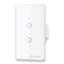 Interruptor Inteligente Touch 2 Botões WiFi TP1002 Branco Alexa Google