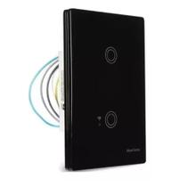 Interruptor Inteligente Touch 2 Teclas Ebony MAR-GIRIUS