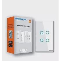 Interruptor Inteligente Touch 4 Botões ZigBee Nova Digital