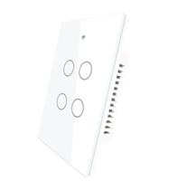 Interruptor Inteligente Touch Via Celular Wifi Automação 4 Botões