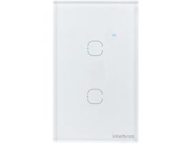 Interruptor Inteligente Touch Wi-Fi 2 Teclas Branco - Intelbras EWS 1002 BR
