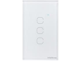 Interruptor Inteligente Touch Wi-Fi 3 Teclas EWS 1003 Branco Intelbras