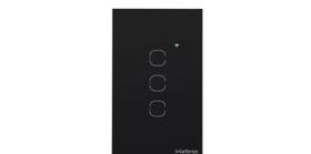 Interruptor Inteligente Touch Wi-Fi 3 Teclas Preto Intelbras EWS 1003
