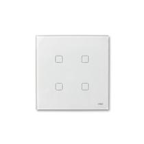 Interruptor Inteligente Touch Wi-Fi 4 Teclas Branco 4x4 FAME