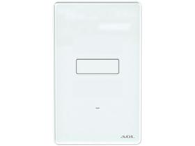 Interruptor inteligente touch wi-fi agl 1 botão branco