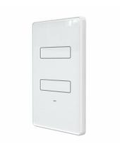 Interruptor inteligente touch wi-fi agl 2 botão branco
