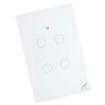 Interruptor Inteligente Touch Wi-Fi com 4 botões SA-RF268D JWCOM