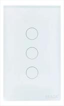 Interruptor Inteligente Touch Wi-fi Ekaza 3 Botões Branco
