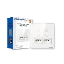 Interruptor Inteligente Touch Wifi 4x4 4 Botões Tomada Alexa Interruptor Inteligente Touch Wifi 4x4 4 Botões Tomada Alexa