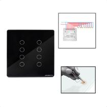 Interruptor Inteligente Touch WiFi 8 Botões 4x4 Smart