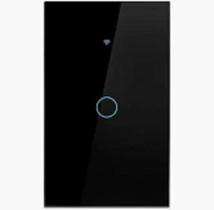 Interruptor inteligente touch wifi/bluetooth preto