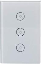 Interruptor inteligente touch wifi com 3 botoes jwcom sa268c