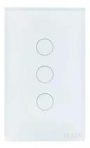 Interruptor Inteligente Touch Zigbee Ekaza 3 Botões Alexa