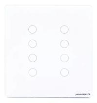 Interruptor Inteligente Touch Zigbee Novadigital 8 Botões Branco