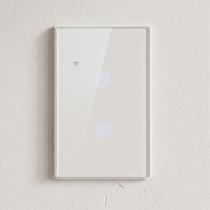 Interruptor Inteligente Tuya Touch WiFi Alexa Google 2 Teclas T2US Interruptor Inteligente Tuya Touch WiFi Alexa Google 2 Teclas T2US