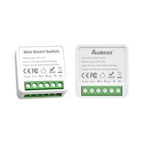 Interruptor Inteligente Tuya WiFi 16A Controle De 2 Vias Mini Disjuntor Inteligente Suporte Alexa