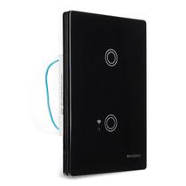 Interruptor Inteligente Wi-Fi 2 Botões Alexa Preto Margirius