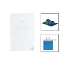 Interruptor Inteligente Wi-fi JwCom 4 Botões Original